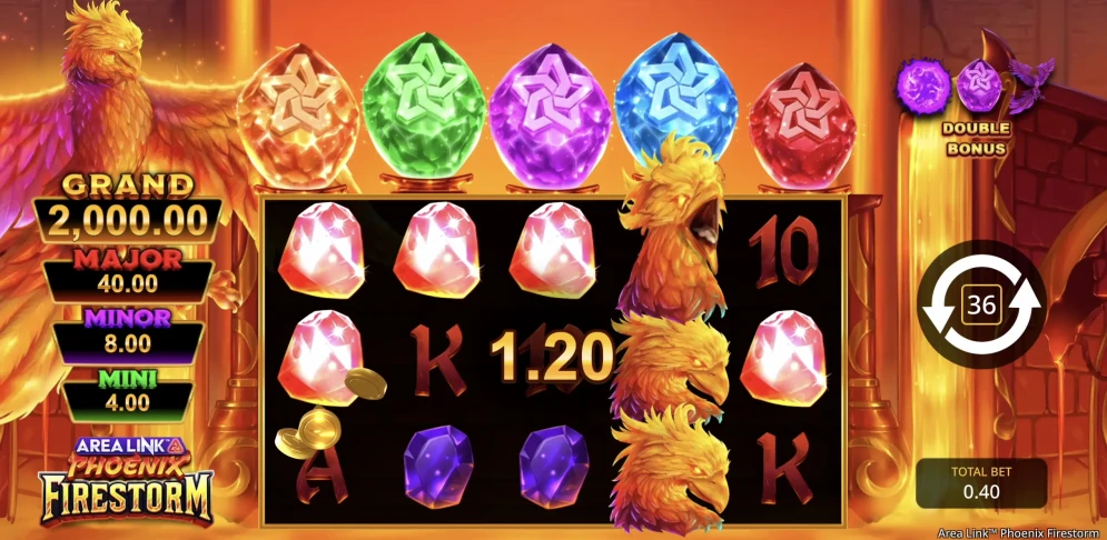 Area Link Phoenix Firestorm Slot